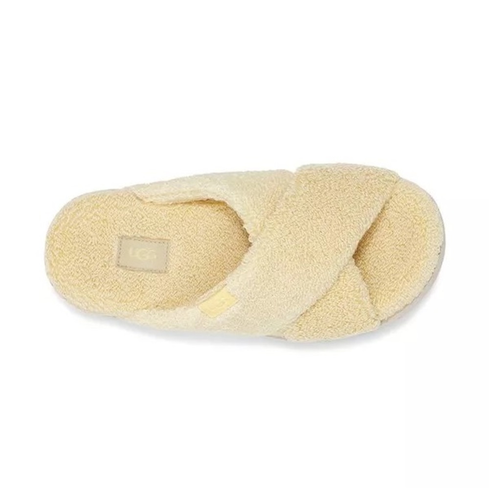 Ugg Fuzz Sugar Terry Cross Slide - image 3